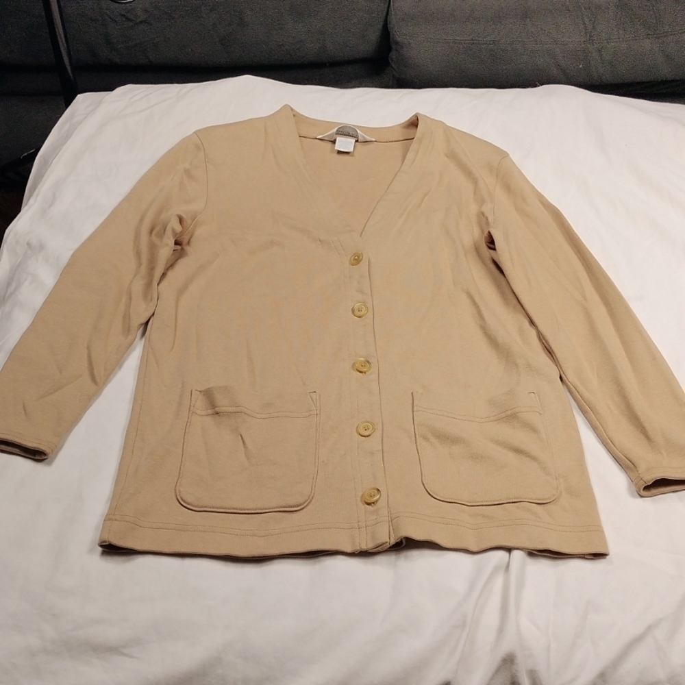 Lands End women's petite XS(4) cardigan sweater
